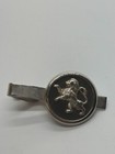 Vintage Leo Lion Tie Bar Clip In Silver Tone  Mcm Men  s Fashion