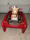 Rockin  Rider Legacy Rocking Horse Plush Toy With Red Frame