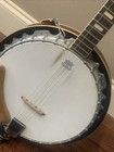 Vintage Lotus 5 String Banjo - Remo Weather King Head - Hard To Find With Case
