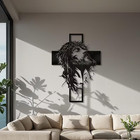 Jesus And Cross Metal Wall Art Christian Home Decor Religious Blessing Gift Sign