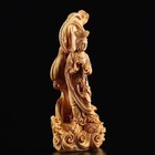 Guan Yin Buddha Statue Wood Carving Chinese Goddess Of Mercy Kwan Yin Feng Shui
