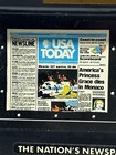 Vintage 1980s 7 5  Usa Today Newspaper Stand Coin Piggy Bank Money Box