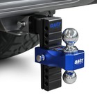 Omt Adjustable Trailer Hitch Towing Ball Mount 2 5  Receiver 8  Drop 18500 Lb