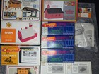 Lot Of Ho Scale Buildings For Model Train Railroad Displays Mixed Parts   Pieces