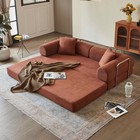 79  Corduroy Futon Sofa Bed Convertible Loveseat Couch Sleeper Sectional