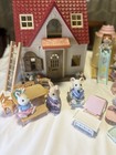 Calico Critters Lot House Daycare Playground Doctor Mouse Cat Bunny Figures Etc