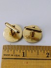 Vintage Swank Gold Tone Caduceus Cufflinks