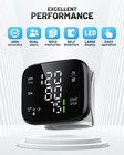 Automatic Wrist Blood Pressure Monitor Led Backlit Display With Large Adjusta   