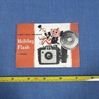 Vintage Brownie Holiday Flash Camera Instruction Manual Book