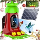 Smart Bird Feeder Hummingbird Feeder With Camera  7w Solar-powered Camera Gift