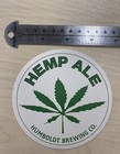 Set Of 4 Double Sided Humbolt  Brewing Company Hemp Ale Beer Coasters