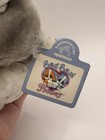 Vintage Applause Plush Sad Sam Honey Gray Puppy Dog Pink Bows Stuffed W tag