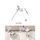 Manual Can Opener Stainless Steel Heavy Duty Easy Turn Labor Saving Kitchen Tool