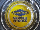Vintage Automotive Goodyear Tire Ashtray Super Custom Tire Worldwide Shipping
