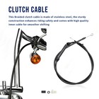 Softail Extended Cable Kit Throttle Clutch Cables For Harley 2018-up N abs 14   