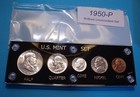 1950 Mint U s  Silver Coin   Currency Set Collection Brilliant Uncirculated
