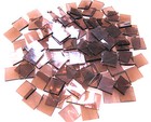 Shabby Peach Pink Waterglass Transparent Stained Glass Sheet Or Mosaic Tiles