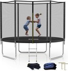 Trampoline For Kids 400lbs Outdoor Trampoline With Net-astm Approved Trampoli   