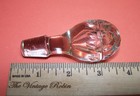 Vintage Glass Bottle Stopper Vine With Leaves Pattern