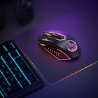 Wireless Gaming Mouse 12000 Dpi Rechargeable 7-button Rgb Ergonomic For Pc