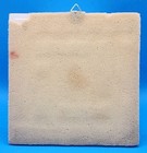 Vintage  Hand Painted Grecian Tile  6  X 6    Made In Greece Pretty Collectible 