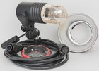 Speedotron 202vf 2400 Watt Sec Flash Strobe Head Power Cord Focus Ring Reflector