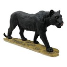 Large Black Panther Statue Figurine 16 Inches Long 8 Inches Tall Resin Decor
