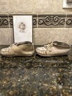 Antique Leather Baby Shoes   1920 s Toddler Portrait Photograph
