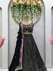 New Bollywood Designer Georgette Lehenga Choli With Heavy Dupatta For Party Wear