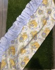 Winnie The Pooh Honey Pot Print Blue Multicolor Ruffled Window Valance 93 Inches