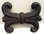 Old Original Security Zinc Bow Tie Lightning Rod Weathervane Arrow