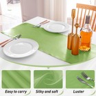 5 Pack Satin Table Runner 12x108 Inch Silk Fabric Wedding Party Banquet Decor