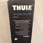 Thule Wingbar Evo 135 Cm Roof Bars 711420  53  Inches   2 Pack  Color  Black