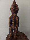 Vintage African Ancestral Bamileke Glass Beaded Covered Figure Statue Cameroon 