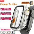 2x Full Cover Case Glass Screen Protector For Apple Watch Series 10 11 42mm 46mm