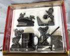 Disney Mickey Mouse Faux Marble 5 Desk Set Stapler Tape Dispenser Coffee Cup
