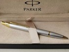 Good Parker Im Series Ballpoint Pen Silver gold Clip With 0 5mm Fine Black Ink