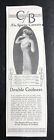 1917 C b  Corset Lingerie Underwear Ad Pretty Victorian Lady Risque For Time