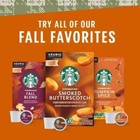 Starbucks Pumpkin Spice Naturally Flavored Coffee  Keurig K-cup Coffee Pods  32 