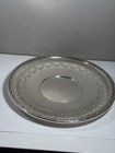 Vintage Reed   Barton 1703 Silver Plate Pierced Round Serving Tray Platter 10 