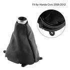 For 2006-2012 Shifter Shift Boot Cover   Pu Leather Manual Gear Shift Knob