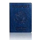 Passport Holder Cover Wallet Travel Essentials Rfid Blocking Leather Card Case