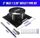 8 Inch Shipping Container Roof Vent Adapter 8  For Whirlybird Turbines 1 Pack