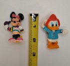 Disney Vintage Mickey Mouse Figures Lot Of 8 Minnie Donald Daisy Huey 2    Toppers