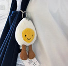 Jellycat Amuseables Happy Boiled Egg Bag Charm Soft Plush Keychain Toy Gift Nwt