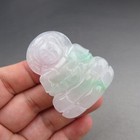 China jade collectibles jadeite Jade guanyin Bodhisattva pendant A326