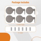 Ar500 6 x 3 8  Steel Shooting Range Targets Dueling Trees Metal Paddles