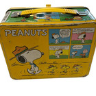 Vintage Peanuts Charlie Brown Metal Lunch Box By Thermos Very Clean 