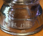 Vintage Whitall Tatum Co  No  14  Purple Amethyst Glass Insulator Made In Usa