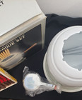 Vintage Fondue Pot Nos Unbranded White With Nos Extra Set Of 6 Fondue Forks